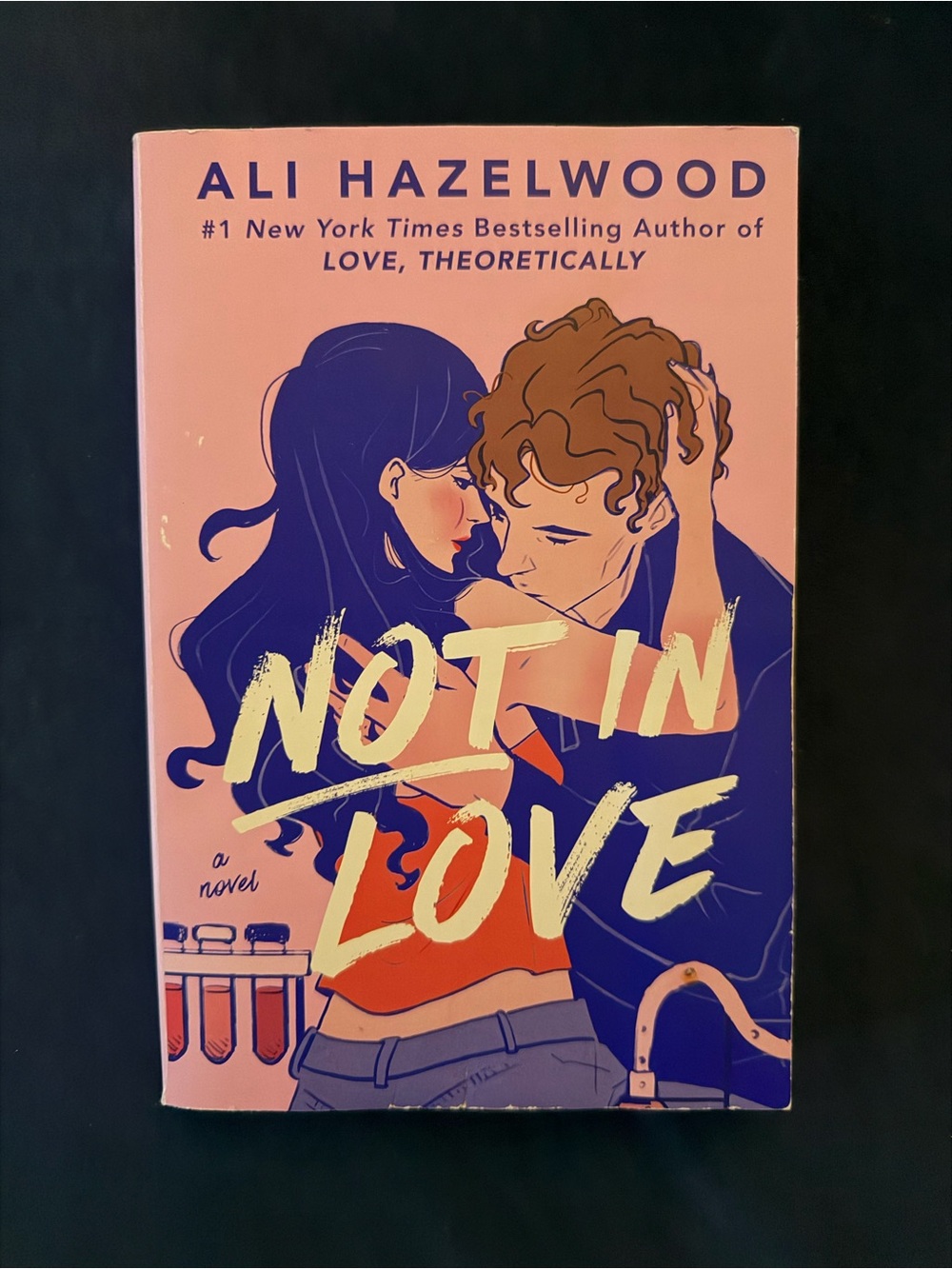 'Not in Love' Paperback - Pink and Blue Cover